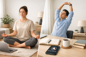 5 Easy Self-Care Habits for Busy Students and Professionals to Reduce Stress and Stay Productive