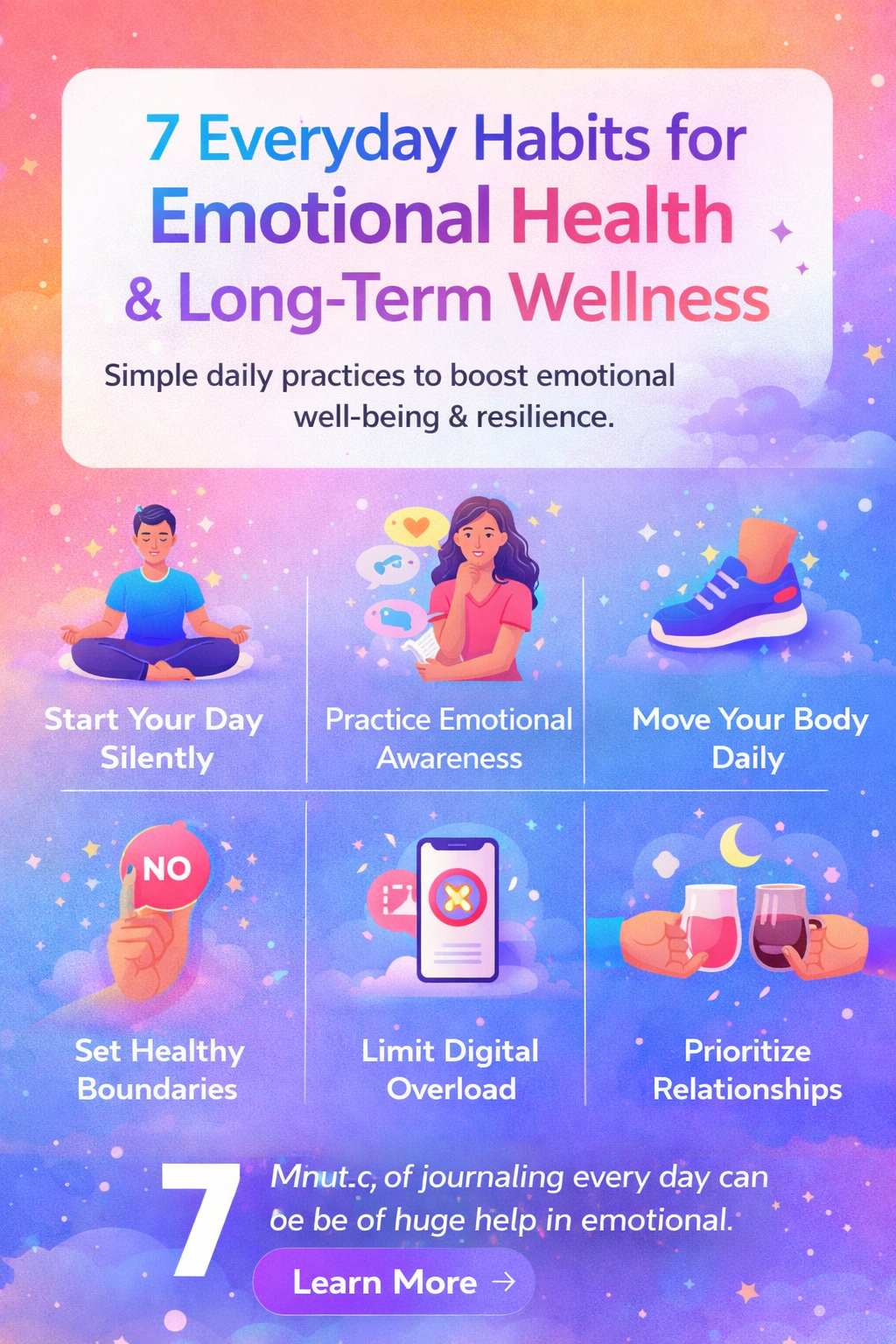 7 Everyday Habits of Emotional Health and Long-term Wellness